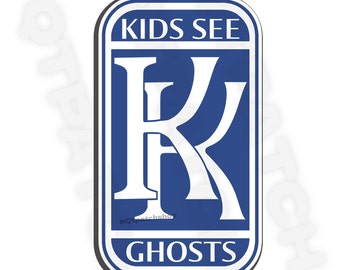 Kids See Ghosts Waterproof Sticker