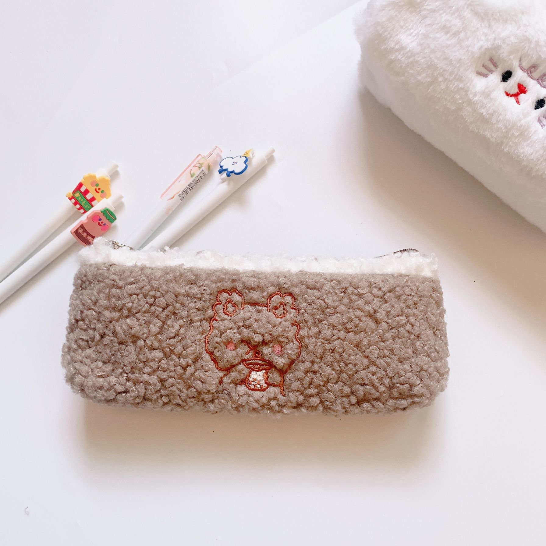 Cute Korean Pencilcase Korean Aesthetic Kawaii Style Etsy