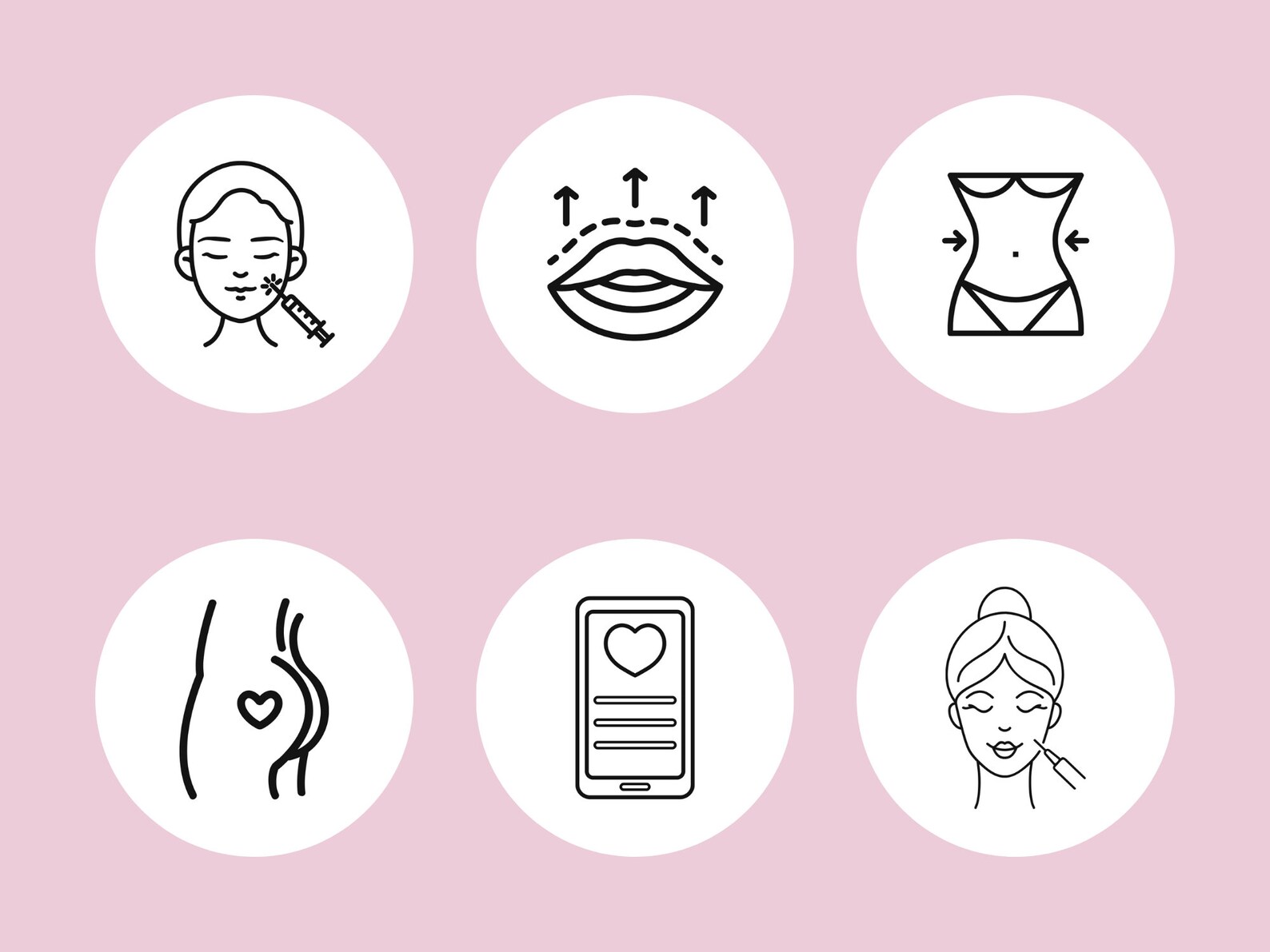 30 Instagram Story Highlight Covers for Medical Spa Etsy