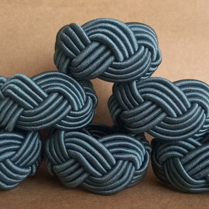 Oil Blue Napkin Rings, Turks Head Napkin Ring, Rayon Napkin Ring, Wedding Table Decor, Kitchen Decor, Rayon Knot Napkin Rings