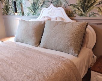 Soft Organic Cotton Gauze Blanket, Muslin King Queen Bedspread, Muslin Throw Blanket, 4 Layered Gauze Cotton Throw Blanket