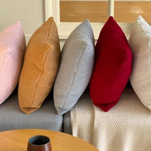 Soft Boucle Pillow Covers, Luxury Boucle Throw Pillow Cover, Boucle Cushion Cover, Teddy Boucle Pillow Cover, Boucle Cushion Covers