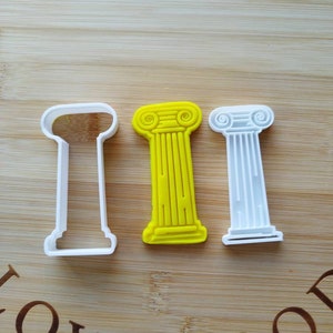 Ancient column cookie cutter and stamp