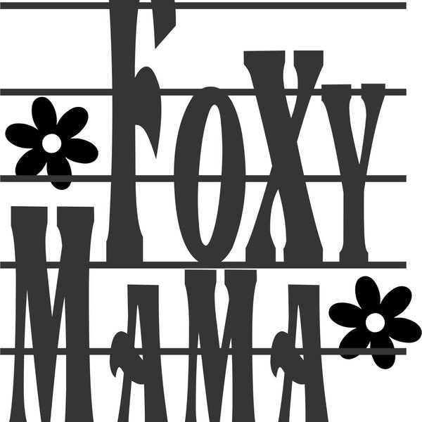 foxy mama, png, digital download, instant download