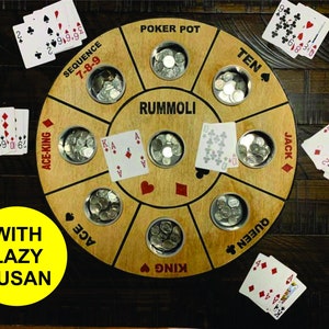 Planche de Rummoli avec Lazy Susan