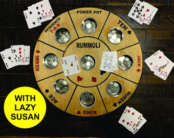 Rummoli Board with Lazy Susan