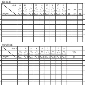 Billard Golf Score Board laser cut file, png, svg, plt, golf score board file, laser cut file