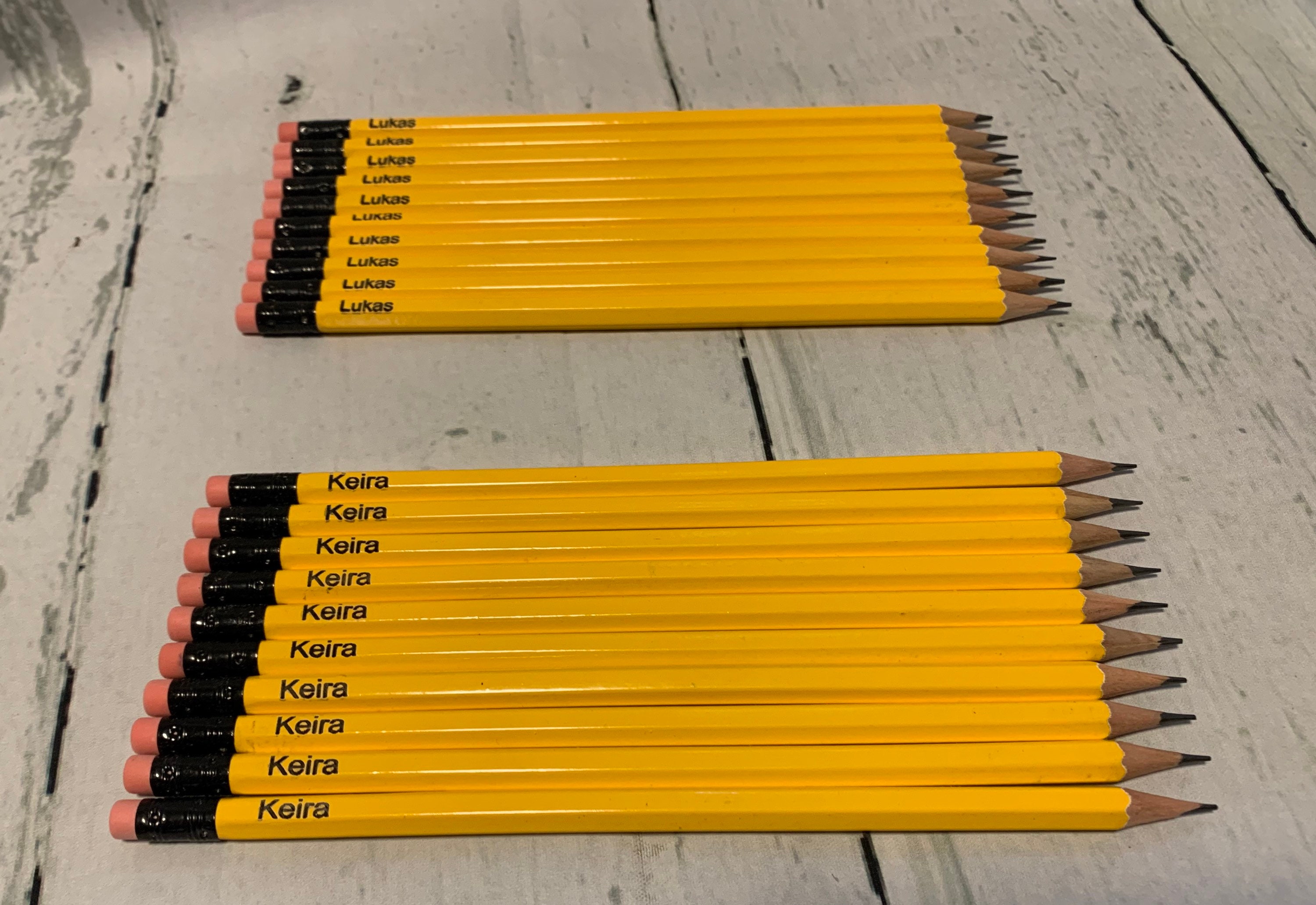 Personalized pencils Etsy