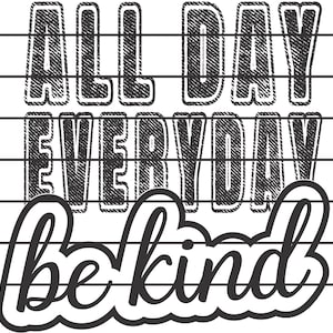 be kind, pink shirt day, anti bullying, digital download, instant download