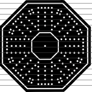 8 Spieler 24" Aggravation Brett svg, plt, png, Aggravation, Laser cut Datei, sofortiger Download, digitaler Download