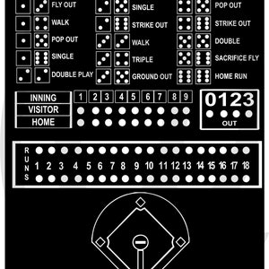 Baseball Game Laser cut file