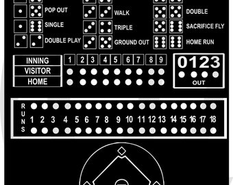 Baseball Game Laser cut Datei