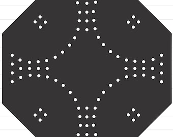 Agravación 4 jugadores 24 pulgadas svg, png, plt, archivo cortado por láser. tablero de agravación, juegos para 4 jugadores, juegos familiares, noche de juegos familiares,