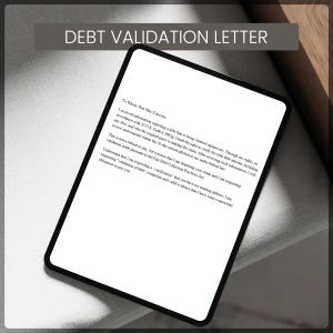 Segunda Rodada - Carta de Validação de Dívida - Somente Contas de Cobrança, Formulários de Solicitação de Reparo de Crédito, Documento de Linha de Crédito para Reparo