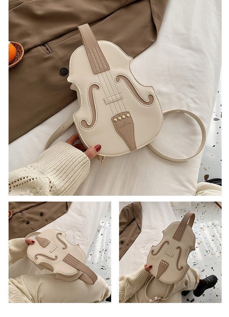 Violin Shoulder Bag Violin Backpack Violin Bag Vegan Etsy