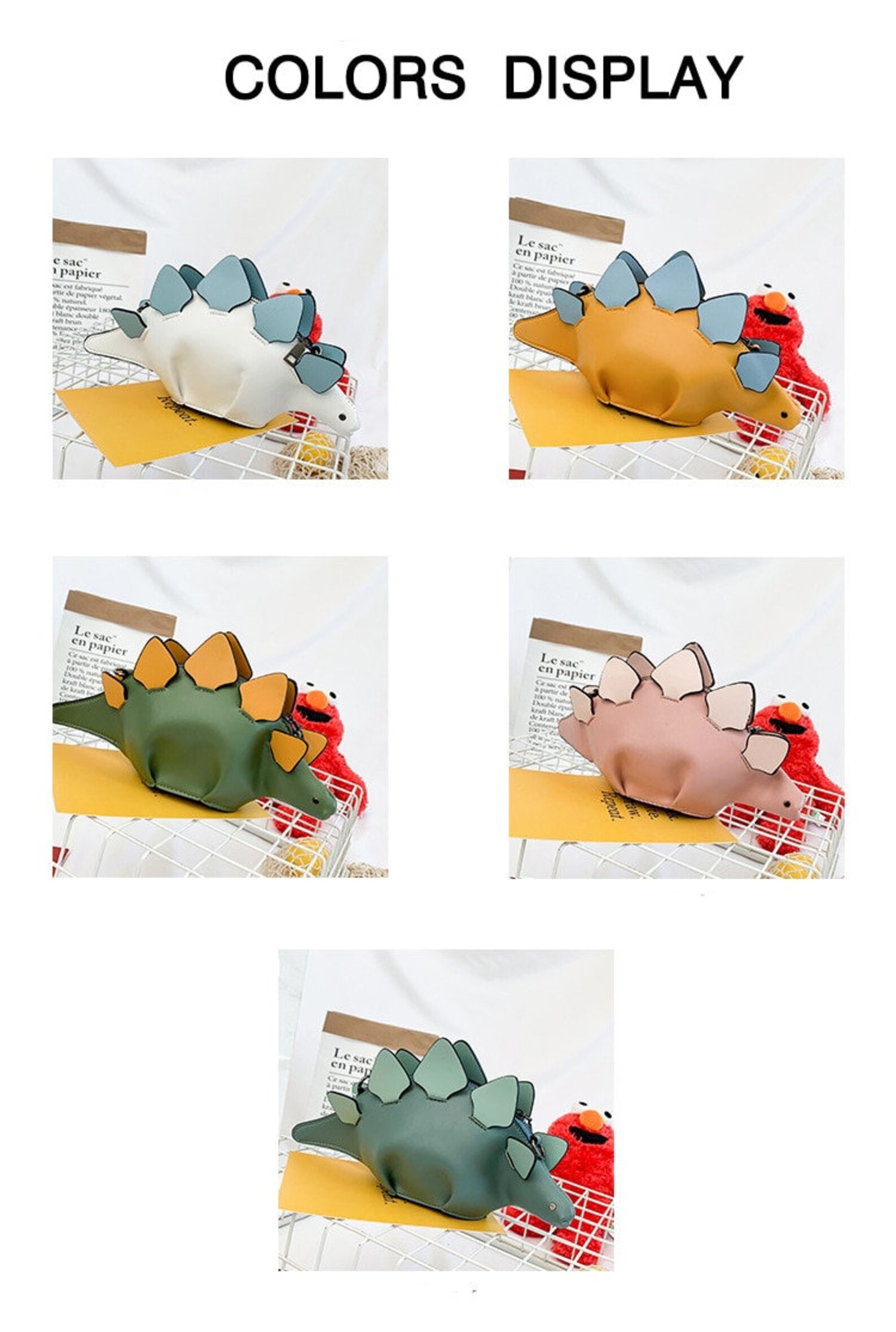 Dinosaur Shoulder Bag Dinosaur Purse Dinosaur Handbag Etsy