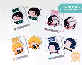 anime bookmark etsy