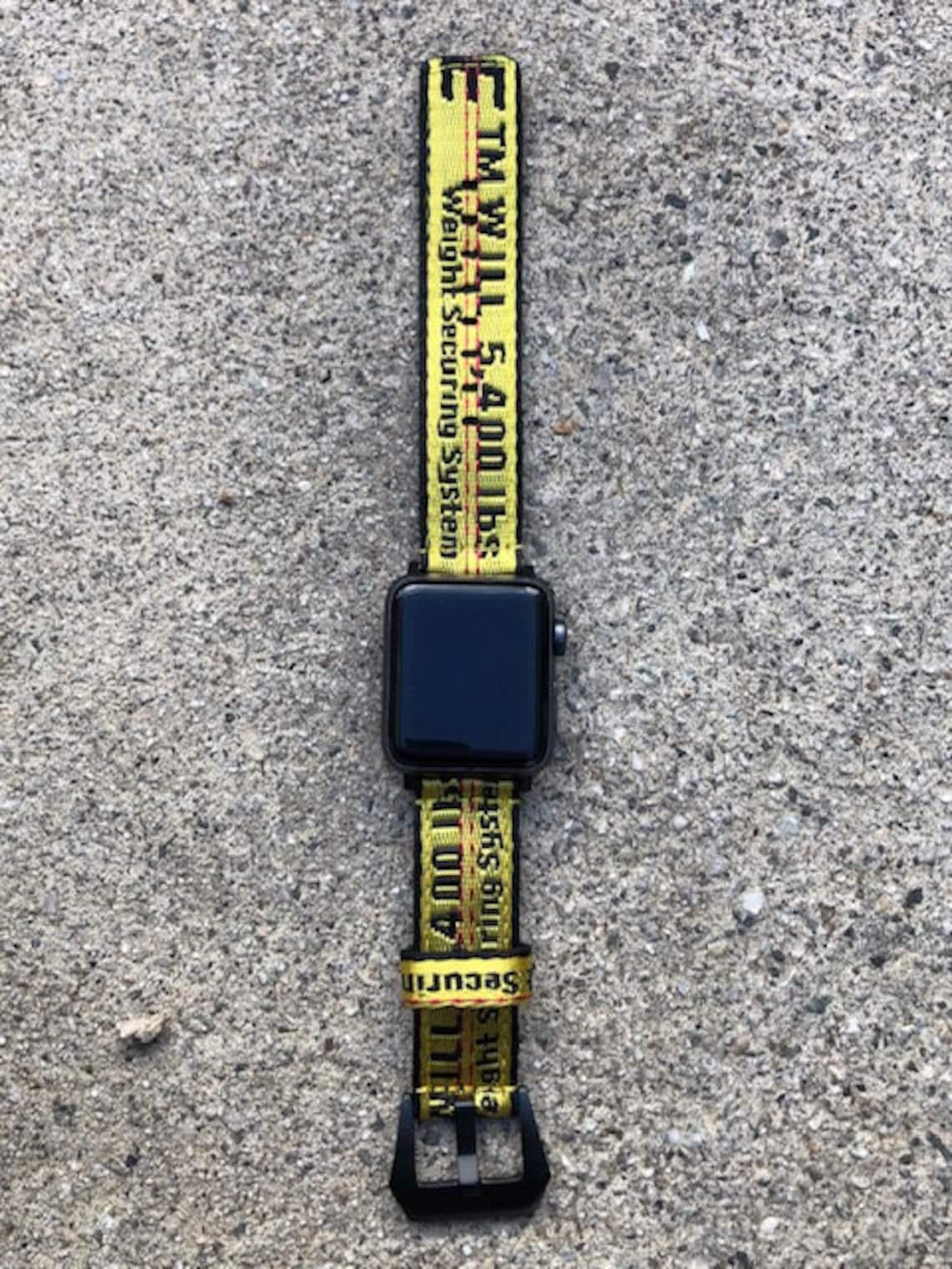 Off White Apple watch band 38mm/40mm/42mm/44mm Etsy