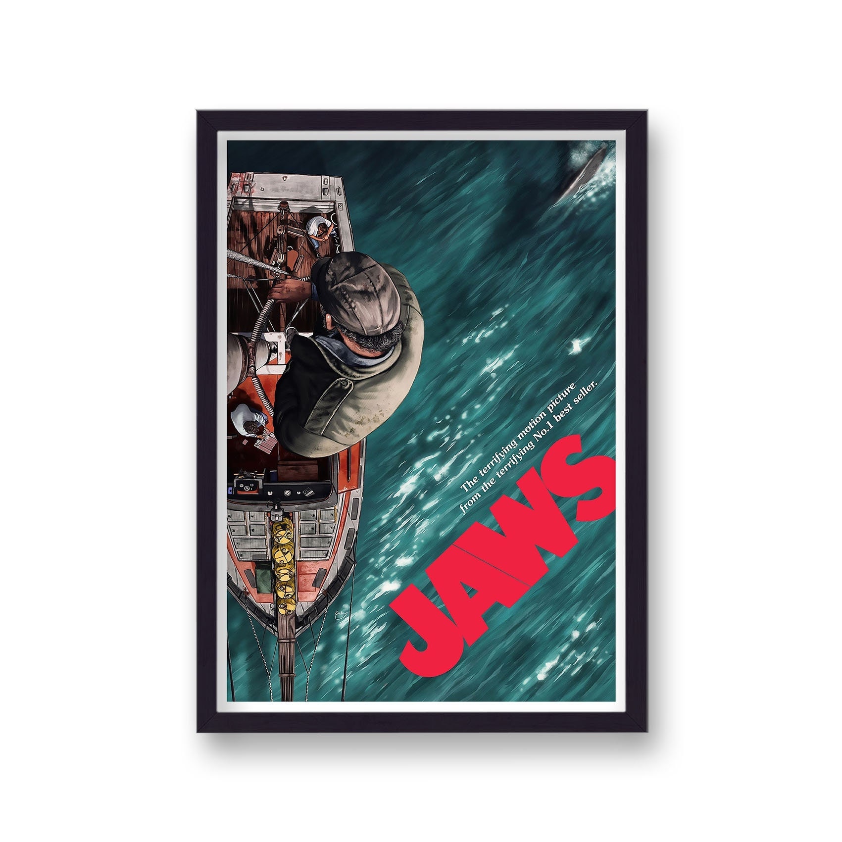 Jaws V12 Reimagined Movie Poster