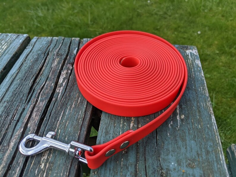 Biothane Dog Long Line 10 Metre Lead 20mm, Waterproof, Training, Trails