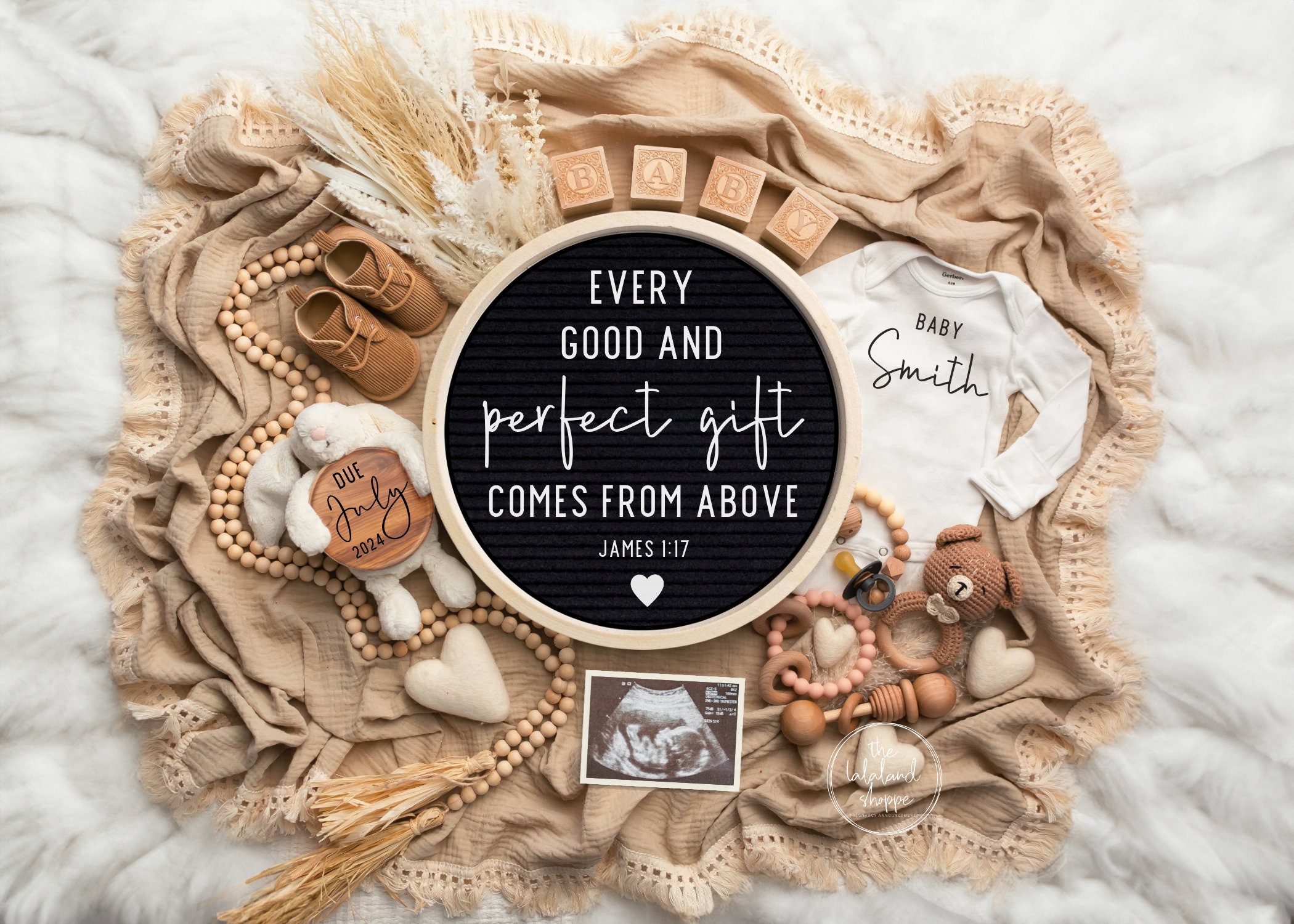 Every Good And Perfect Gift Comes From Above Rainbow Baby Bodysuit Every Good And Perfect Gift Comes From Above Rainbow Baby Bodysuit