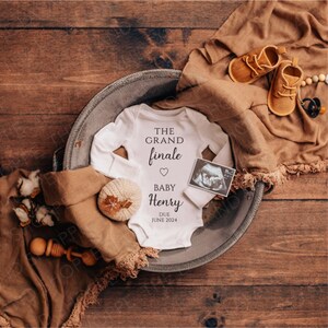 Fall Pregnancy Announcement, Digital Last Baby Announcement, Editable Template, Gender Neutral, Pregnancy Reveal, Pumpkins, The grand finale