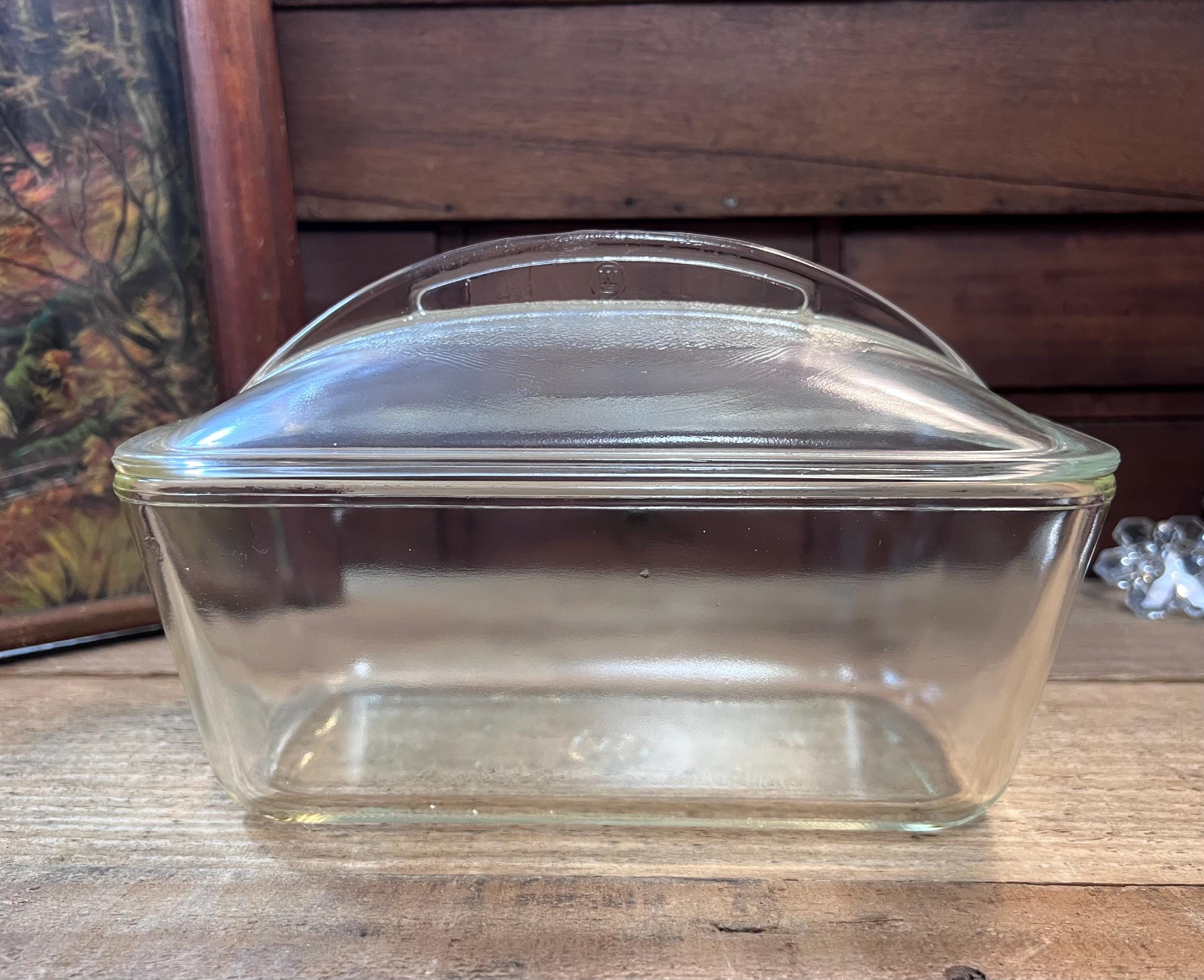 Westinghouse Glass Loaf Dish & Lid - Etsy