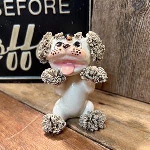 Lefton Japanese Spaghetti Puppy Dog Figurine; Japanese Figurine