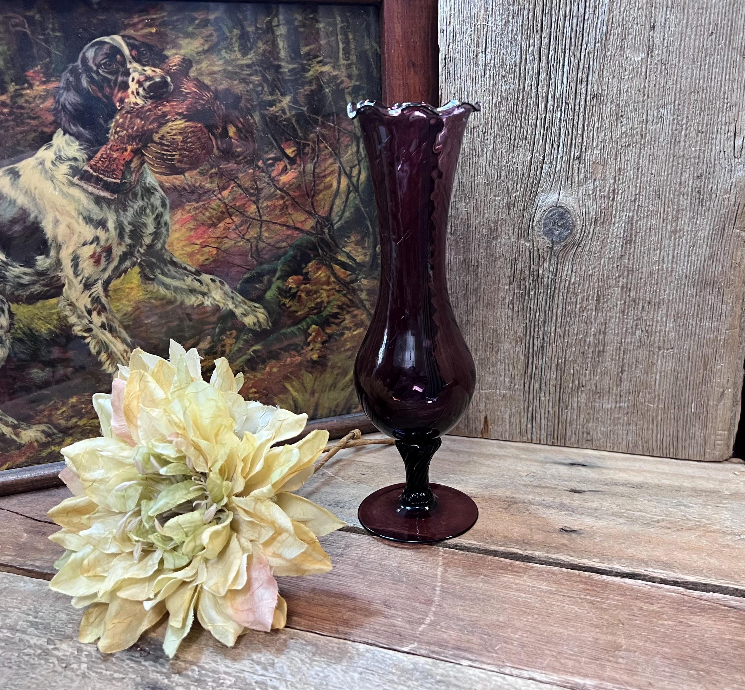 Vintage Blenko Glass Vase - Etsy