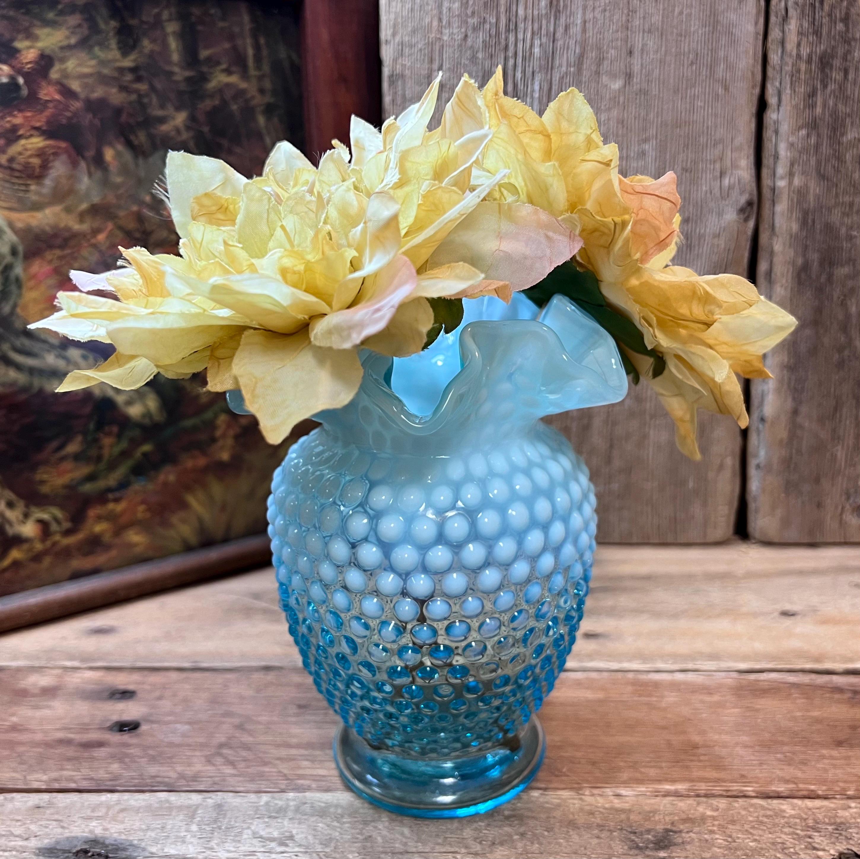 Fenton Blue Hobnail - Etsy
