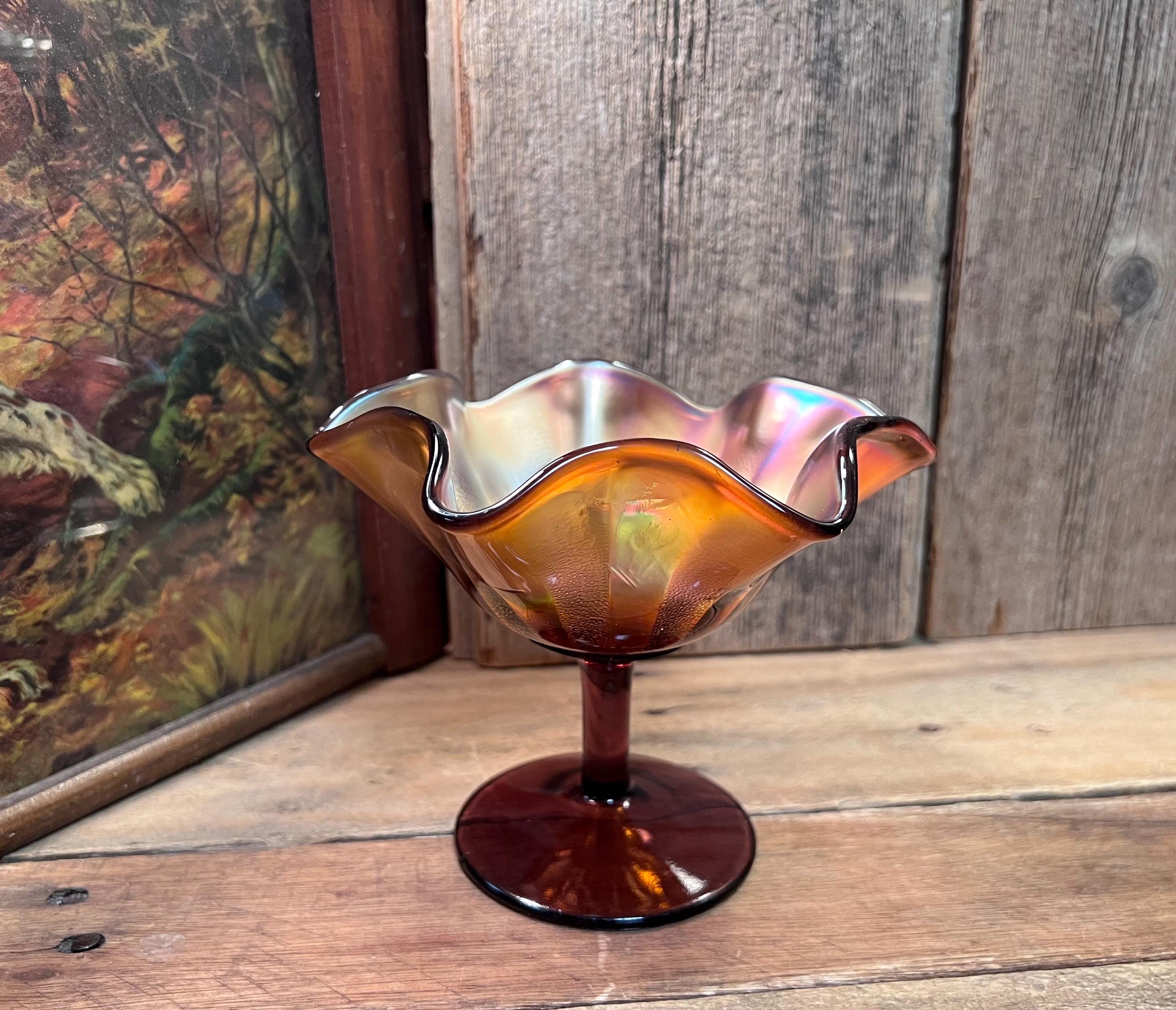 Rainbow Carnival Glass - Etsy