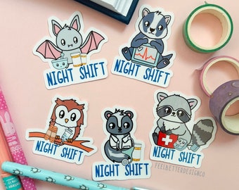 nurse sticker for laptop, pharmacy sticker for bottle, healthcare sticker for phone, doctor gift for student, medical gift for doctor, STEM