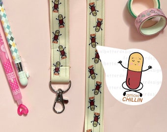 pharmacy lanyard for students, science lanyard for nurses, STEM lanyard for badge holder, cute nurse gifts for coworkers, funny gift for