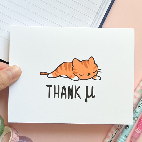 thank you card for student, physics gift for science lovers, STEM student gifts, appreciation card for teacher, physics card cute, science