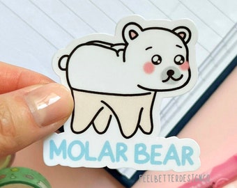teeth sticker for laptop, dentistry sticker cute animal, rdh sticker for phone, dentistry gift for dentist, rda gift for student, science