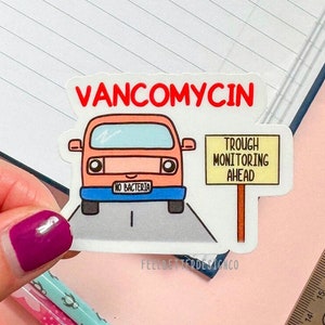 pharmacy sticker for bottle, pill sticker for student, medical sticker for phone, STEM gift for pharmacist, science gift for nurse, hospital