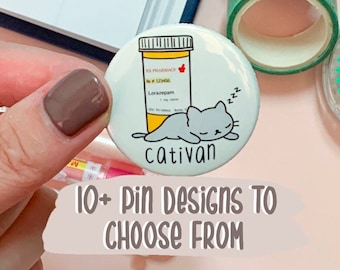 pharmacy pins for coat, nurse pins for badge, dental pin for lanyard, button pins funny, science pin, pharmacy student gift, nursing student