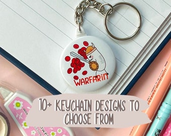 pharmacy keychain for keys, nurse keychain for student, pill keyring funny, medical keychain for backpack, pharmacy student gift, nurse gift