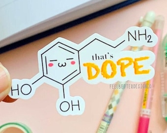 chemistry stickers for laptop, science sticker for students, cute stickers kawaii, notebook gifts, science gifts, college student gift, best