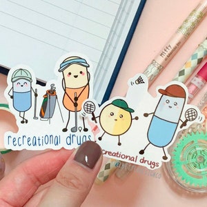 pill stickers for laptop, pharmacy stickers funny, kawaii stickers for journal, pharmacy student gifts, scrapbooking gift, nurse student