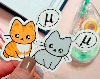 physics stickers for student, funny science stickers, STEM student gifts, kawaii stickers for laptop, physics gifts for science lovers, STEM