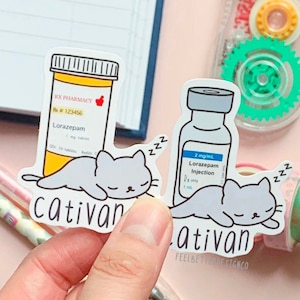 nurse stickers for laptop, medical stickers funny, kawaii stickers for journal, nurse student gifts, pharmacy stickers, STEM stickers, best