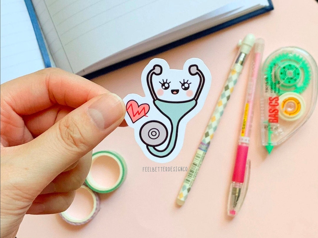 Stent Sticker Stethoscope Stickers for Students Cute Stickers for Laptop - Etsy Australia