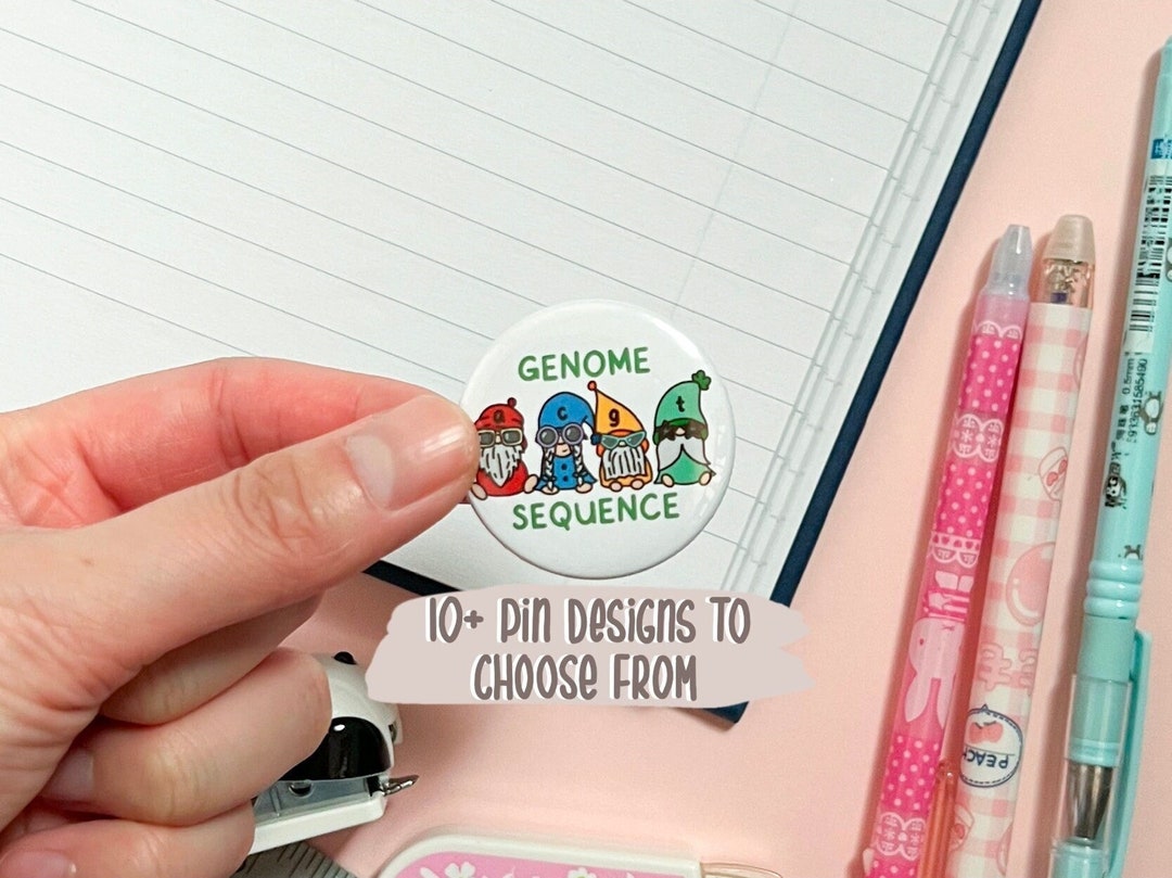 Science Pin for Backpack, Biology Pin for Clothes, STEM Pin for Lanyard ...