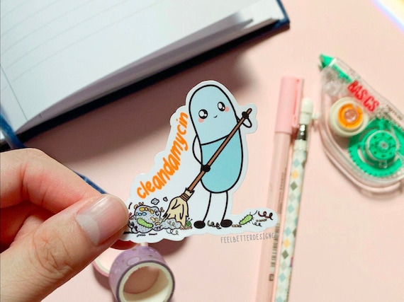 pharmacy stickers, medical stickers funny, STEM stickers for water bottle, pharmacy student gifts, funny nursing gifts, science pun sticker