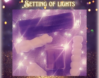 Setting of lights Single 7 Day Candle Spellboundbytee Candle Burn Services