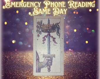 Emergency Same Day Phone Tarot Reading  Divination Counseling  Prediction Predictive Answers Insight by Phone Only Psychic Written