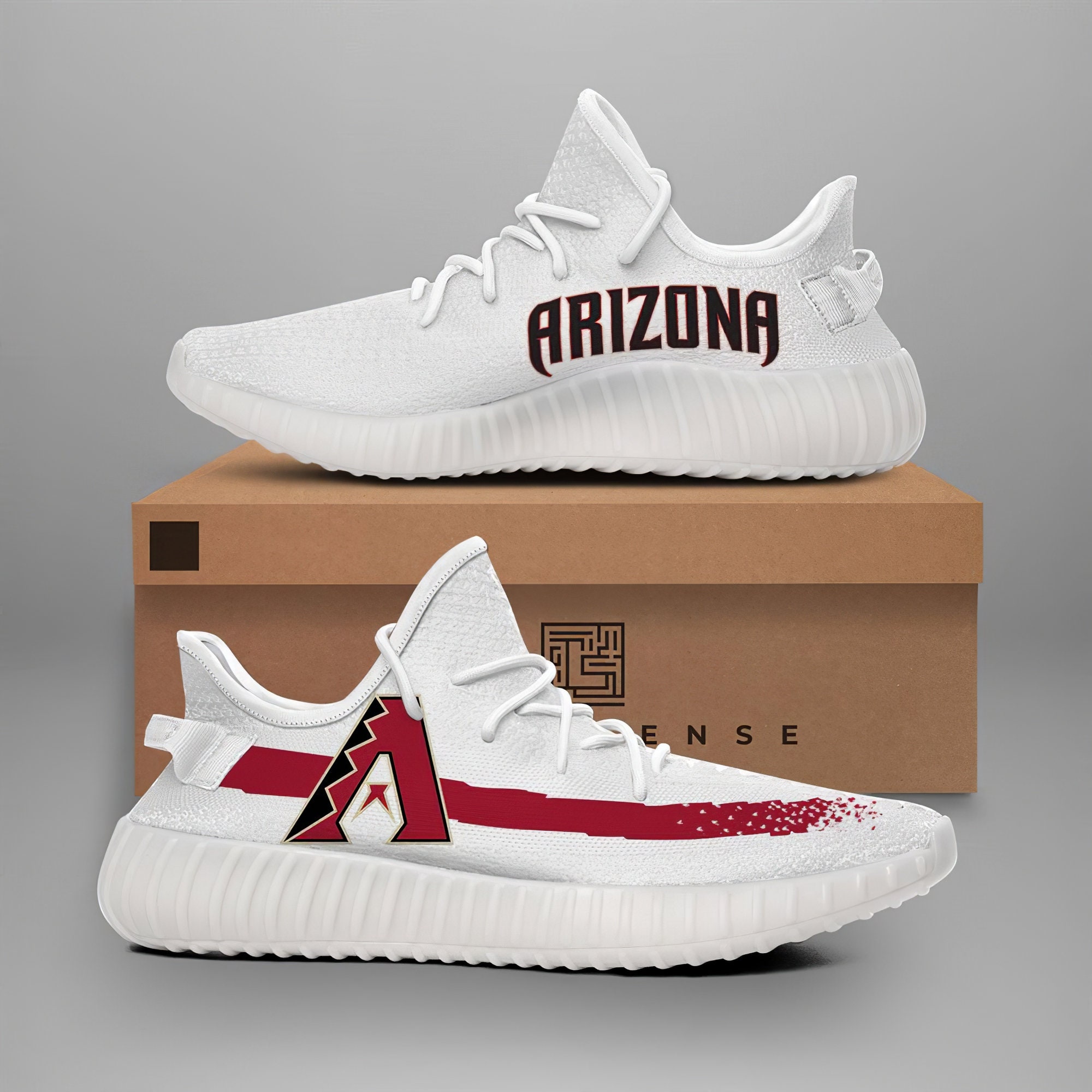 Arizona Diamondbacks Sneakers Shoes MLB Yeezy V2 Yeezy