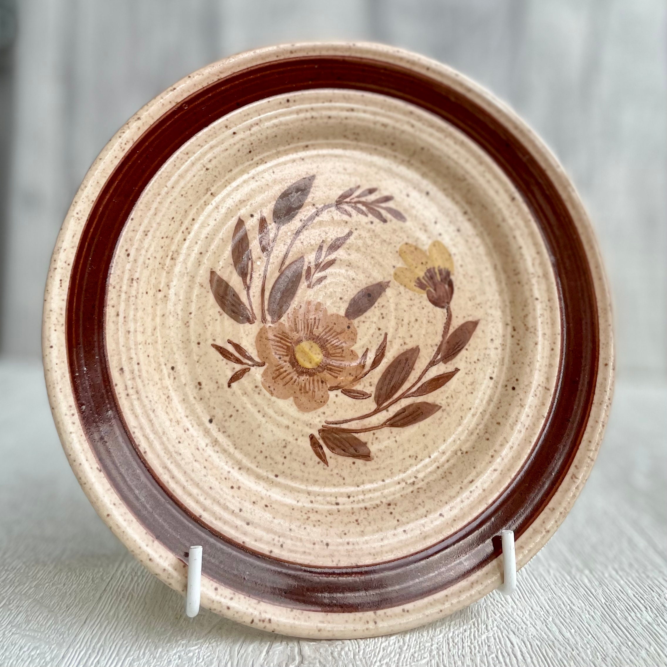 Vintage Churchill pottery Homespun stoneware ceramic tea cup Etsy