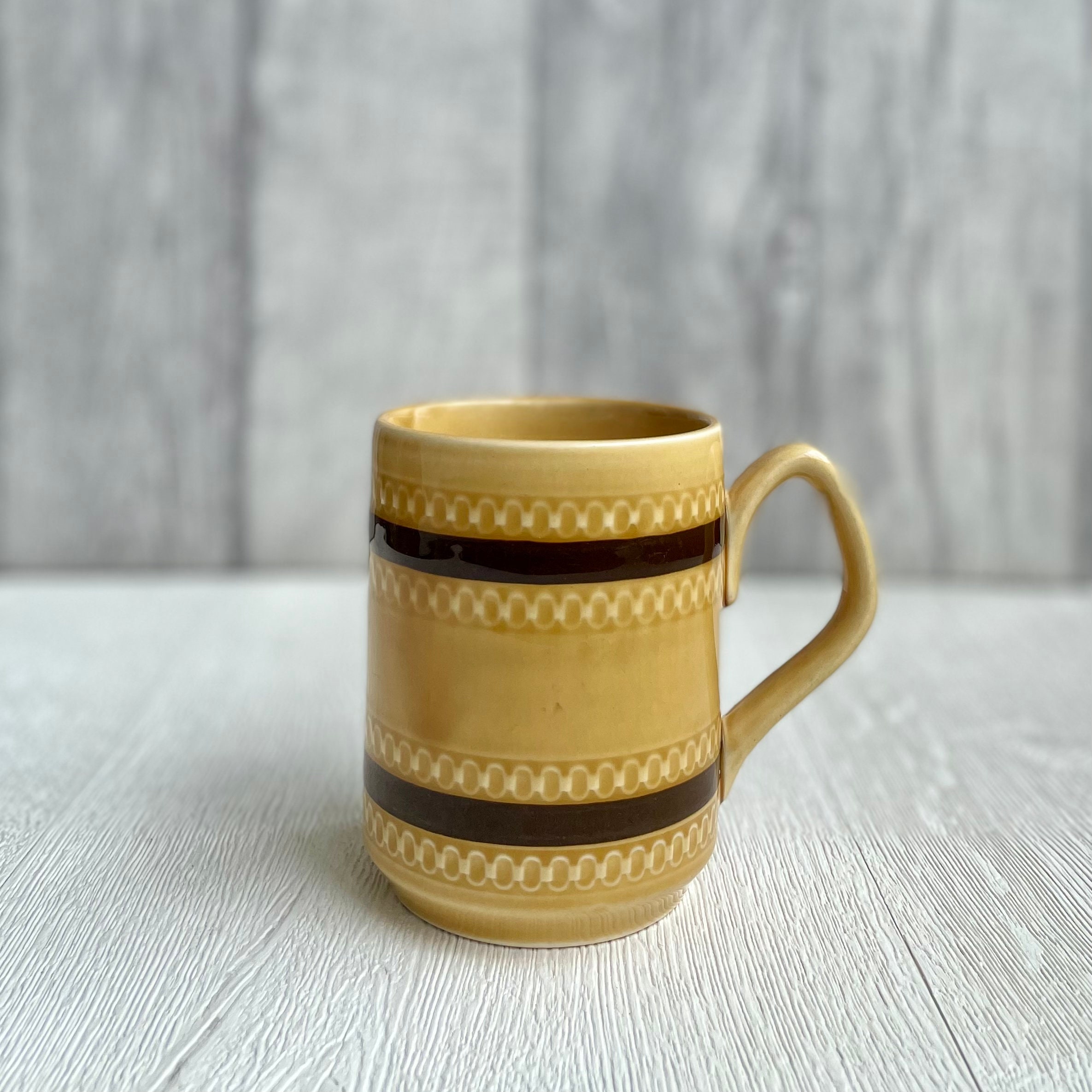 Vintage Sadler England glazed ceramic mug mid century Etsy